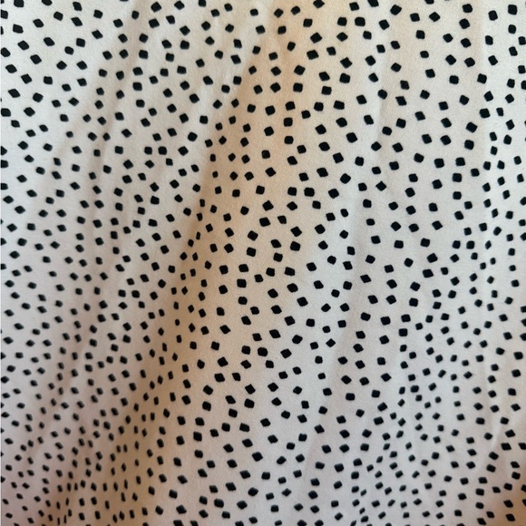 Talbots Black and White Polka Dot Blouse classic casual wear - Picture 5 of 6